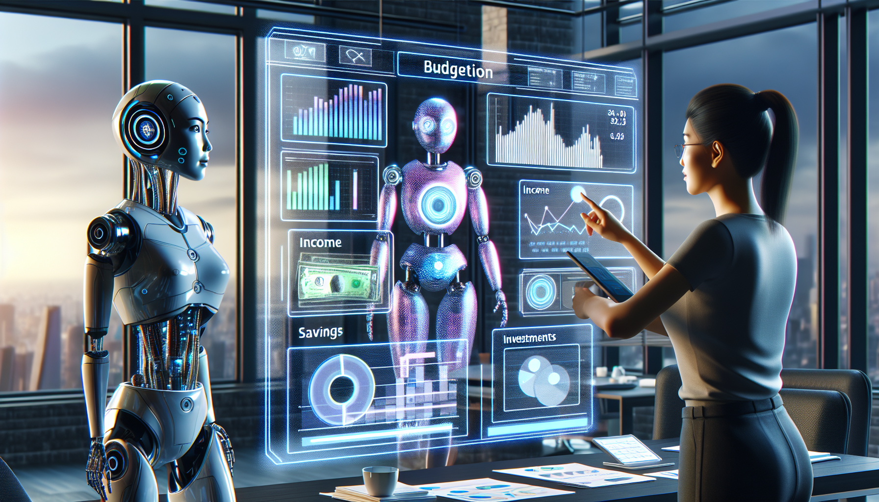 AI-generated image to illustrate the content of Dollar Sense Future.