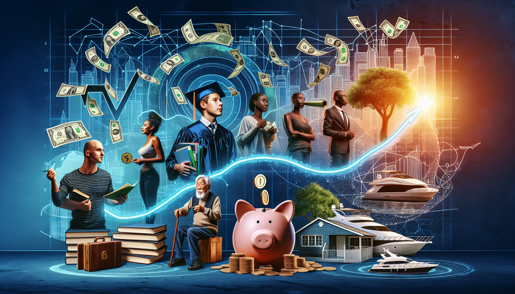 AI-generated image to illustrate the content of Dollar Sense Future.