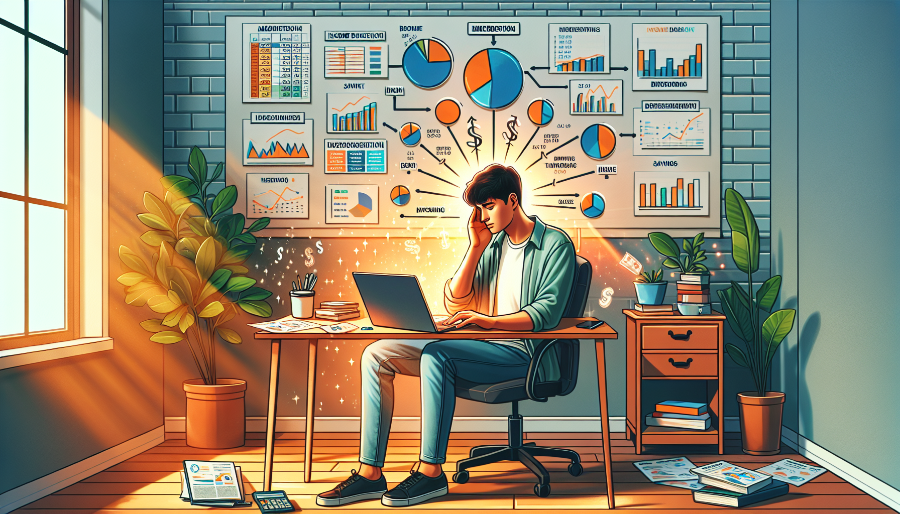 AI-generated image to illustrate the content of Dollar Sense Future.