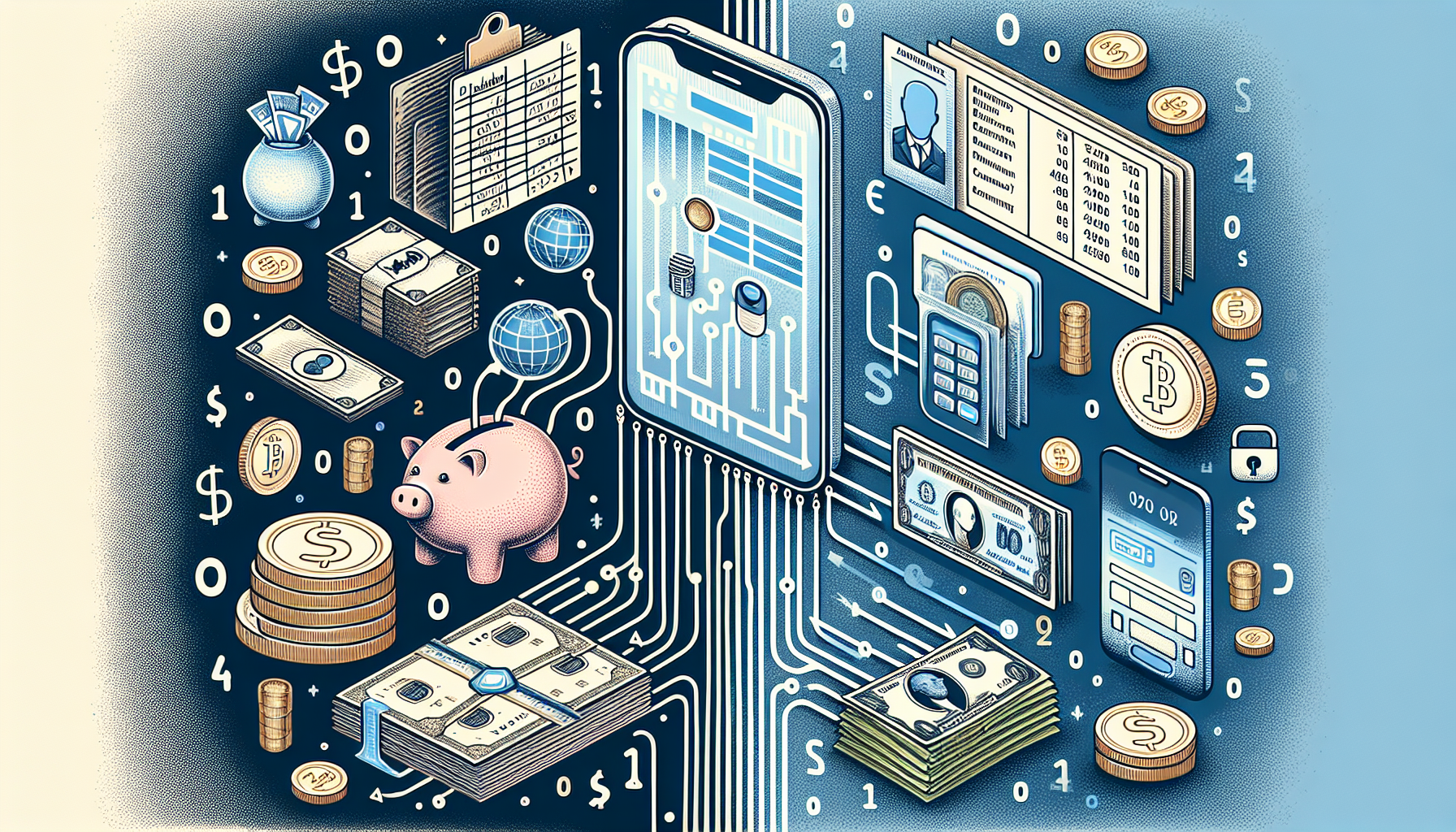 AI-generated image to illustrate the content of Dollar Sense Future.