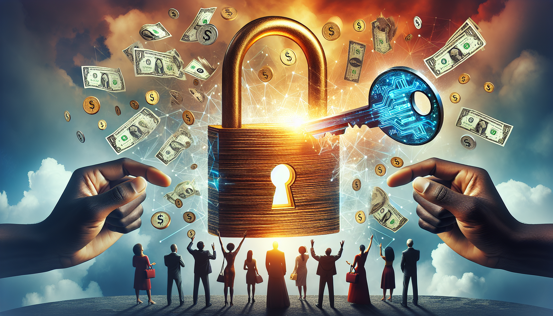 AI-generated image to illustrate the content of Dollar Sense Future.