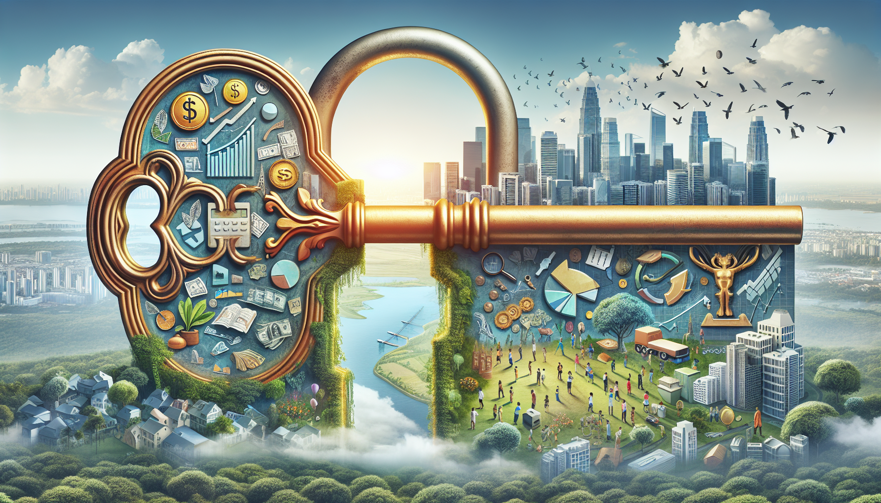 AI-generated image to illustrate the content of Dollar Sense Future.