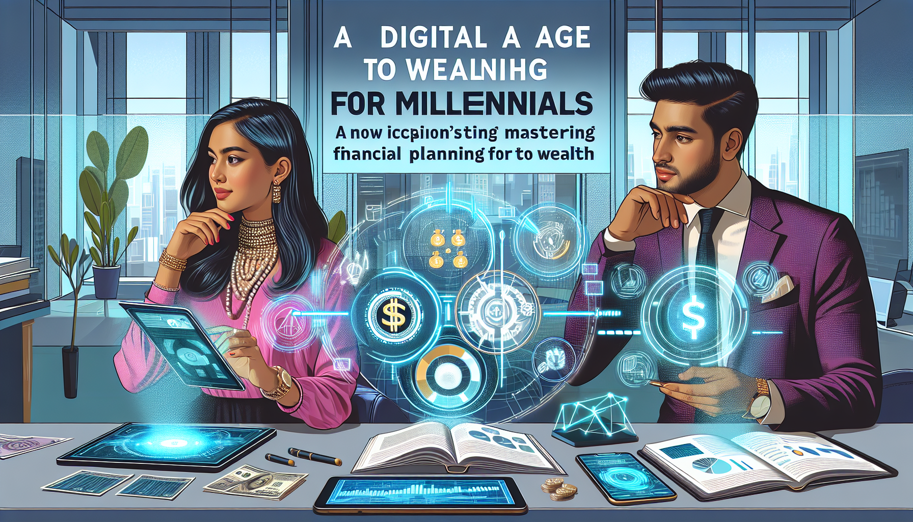 AI-generated image to illustrate the content of Dollar Sense Future.