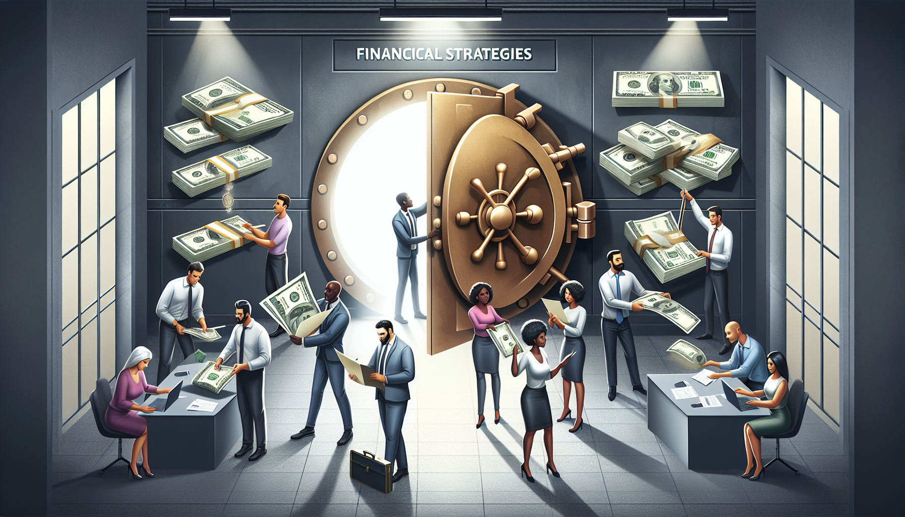 AI-generated image to illustrate the content of Dollar Sense Future.