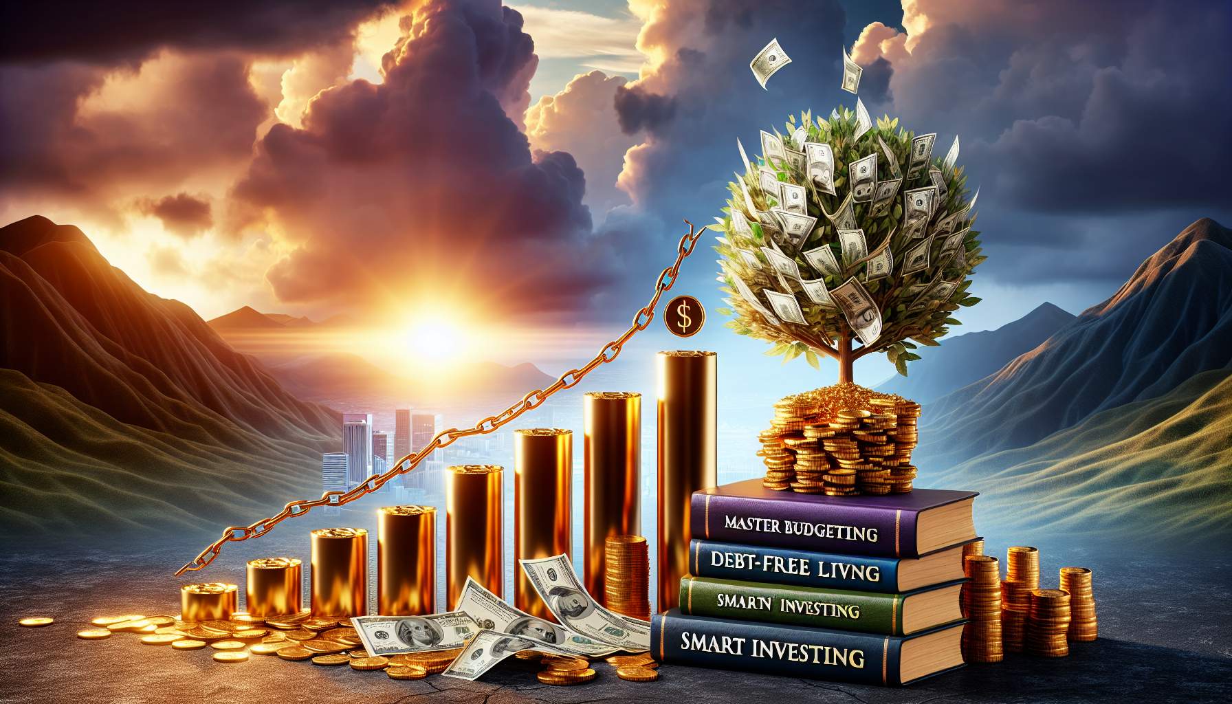 AI-generated image to illustrate the content of Dollar Sense Future.