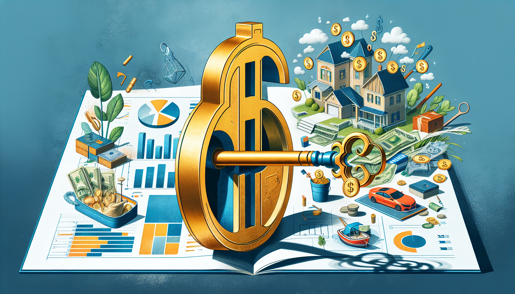 AI-generated image to illustrate the content of Dollar Sense Future.