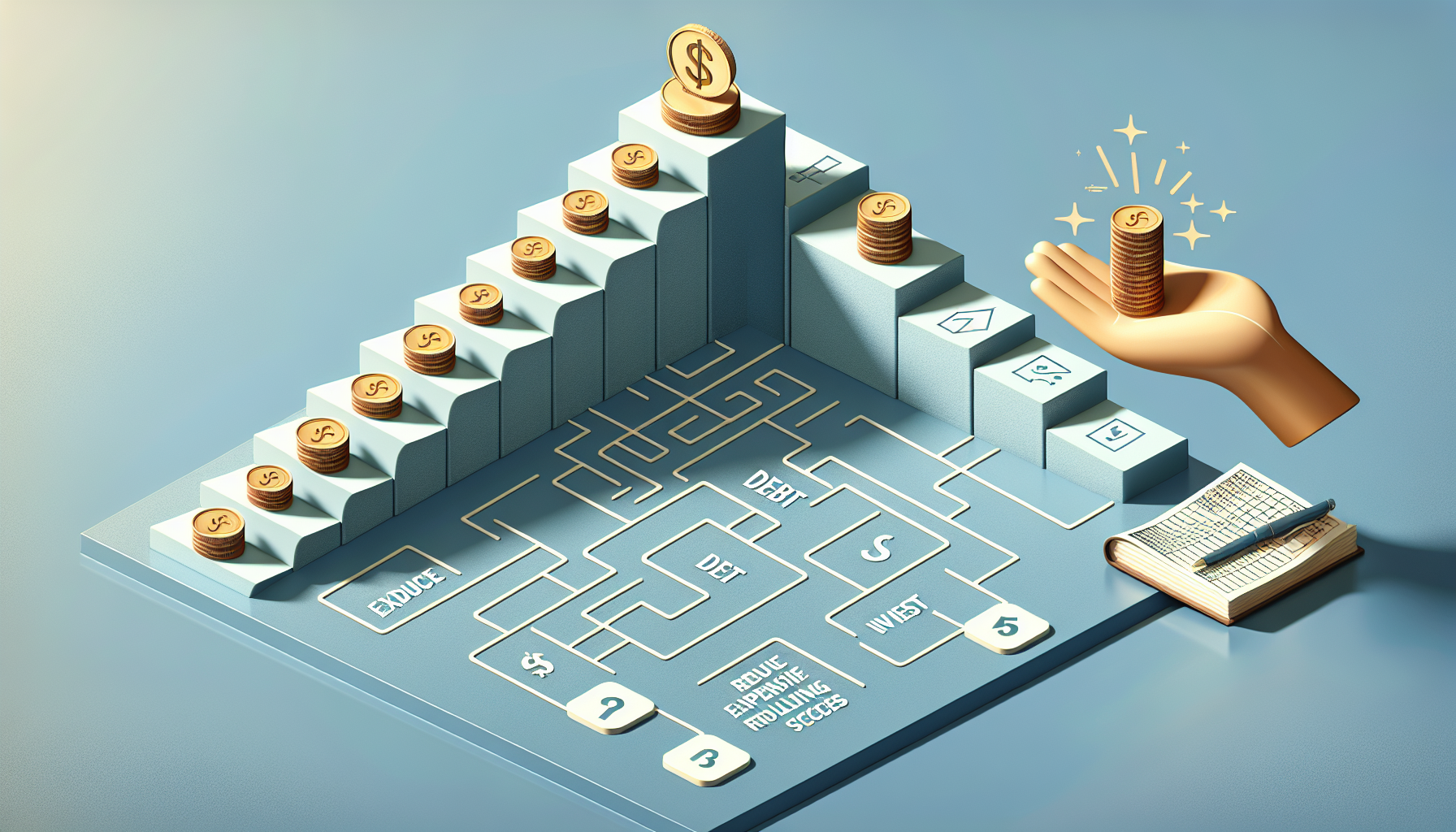 AI-generated image to illustrate the content of Dollar Sense Future.