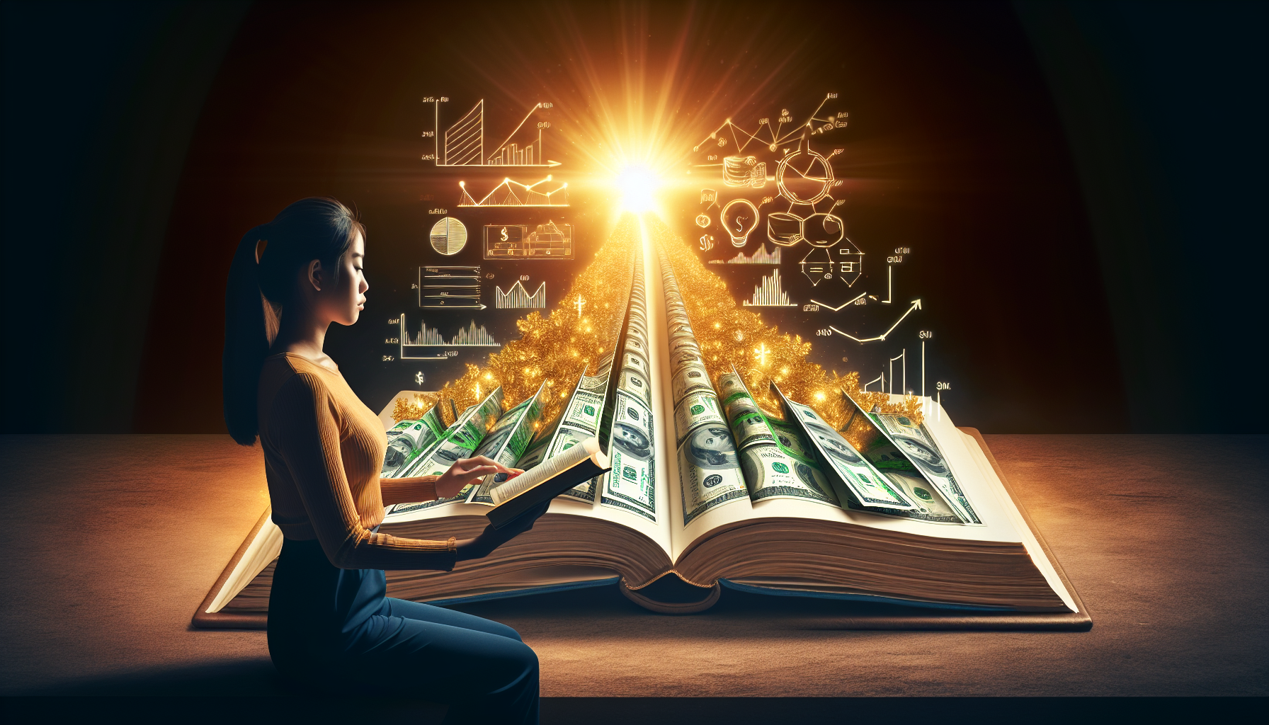 AI-generated image to illustrate the content of Dollar Sense Future.