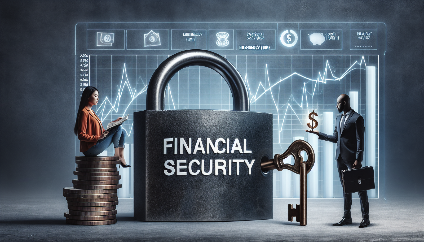 AI-generated image to illustrate the content of Dollar Sense Future.