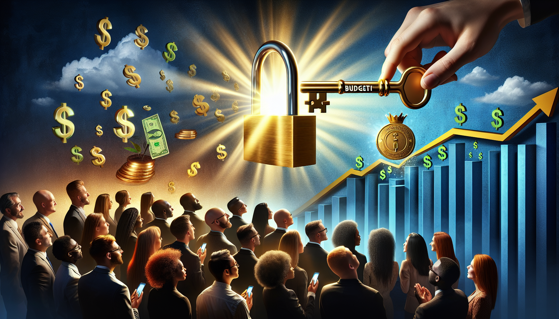 AI-generated image to illustrate the content of Dollar Sense Future.