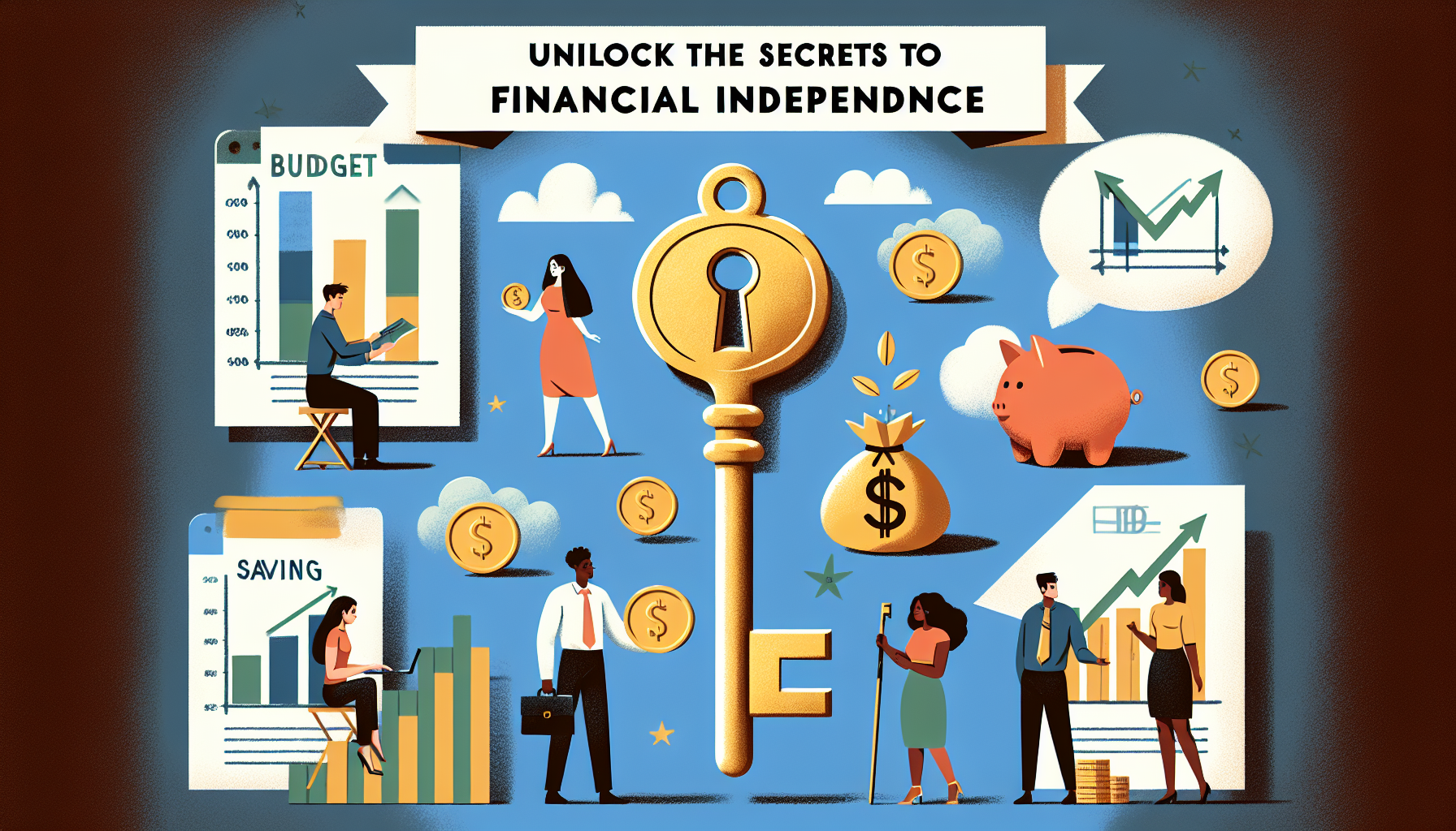 AI-generated image to illustrate the content of Dollar Sense Future.