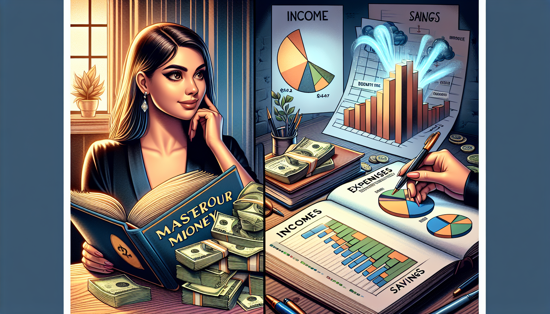 AI-generated image to illustrate the content of Dollar Sense Future.