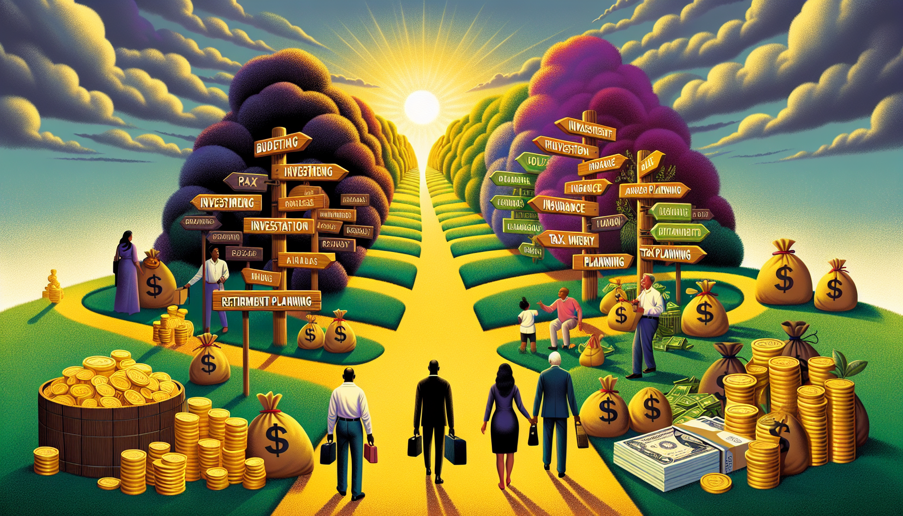 AI-generated image to illustrate the content of Dollar Sense Future.