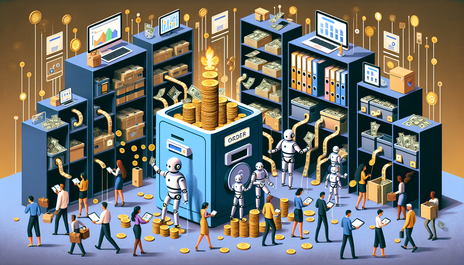 AI-generated image to illustrate the content of Dollar Sense Future.