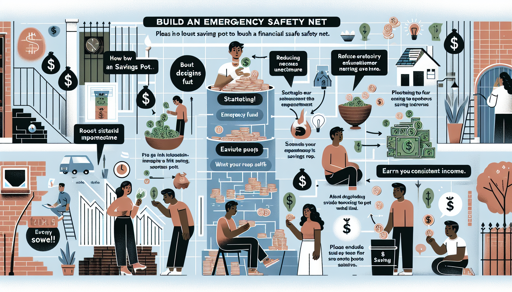 AI-generated image to illustrate the content of Dollar Sense Future.