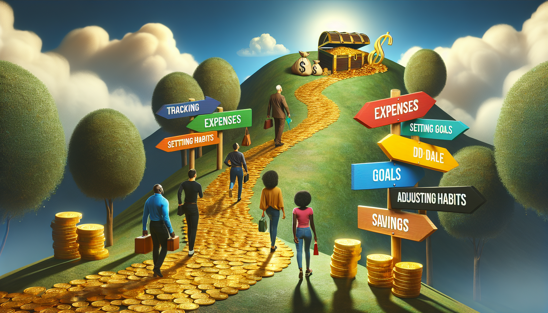 AI-generated image to illustrate the content of Dollar Sense Future.