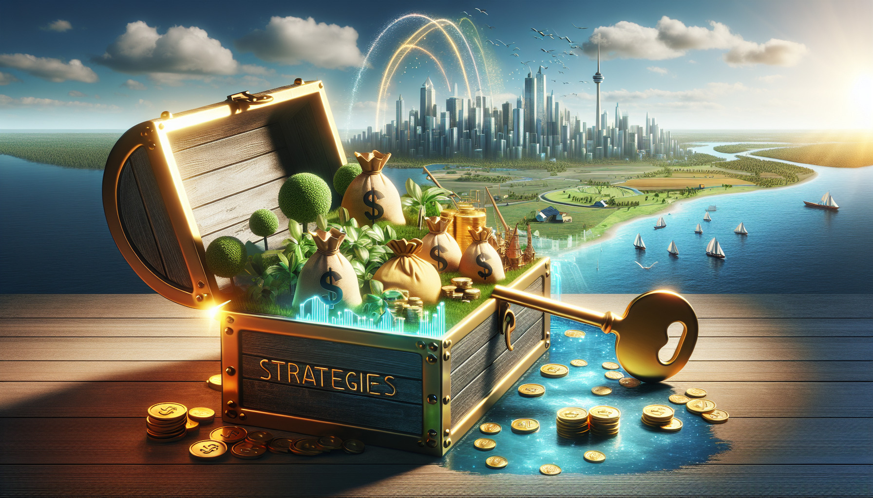 AI-generated image to illustrate the content of Dollar Sense Future.