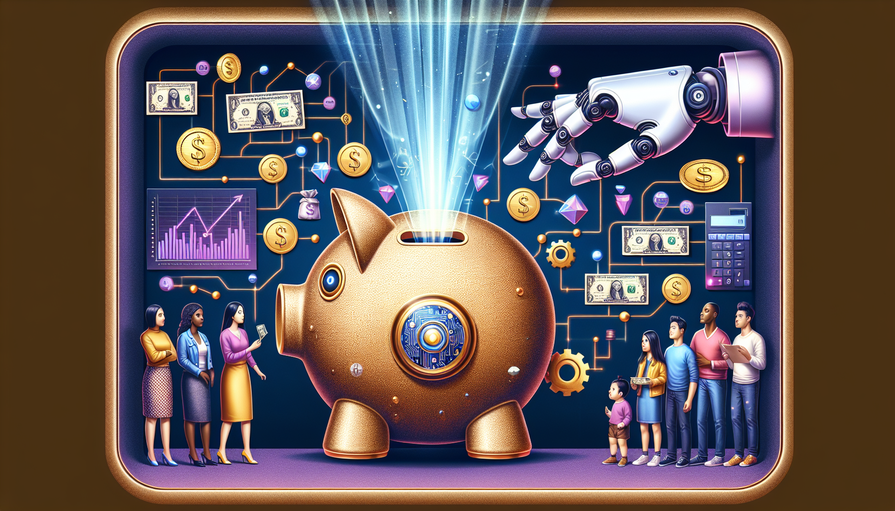 AI-generated image to illustrate the content of Dollar Sense Future.