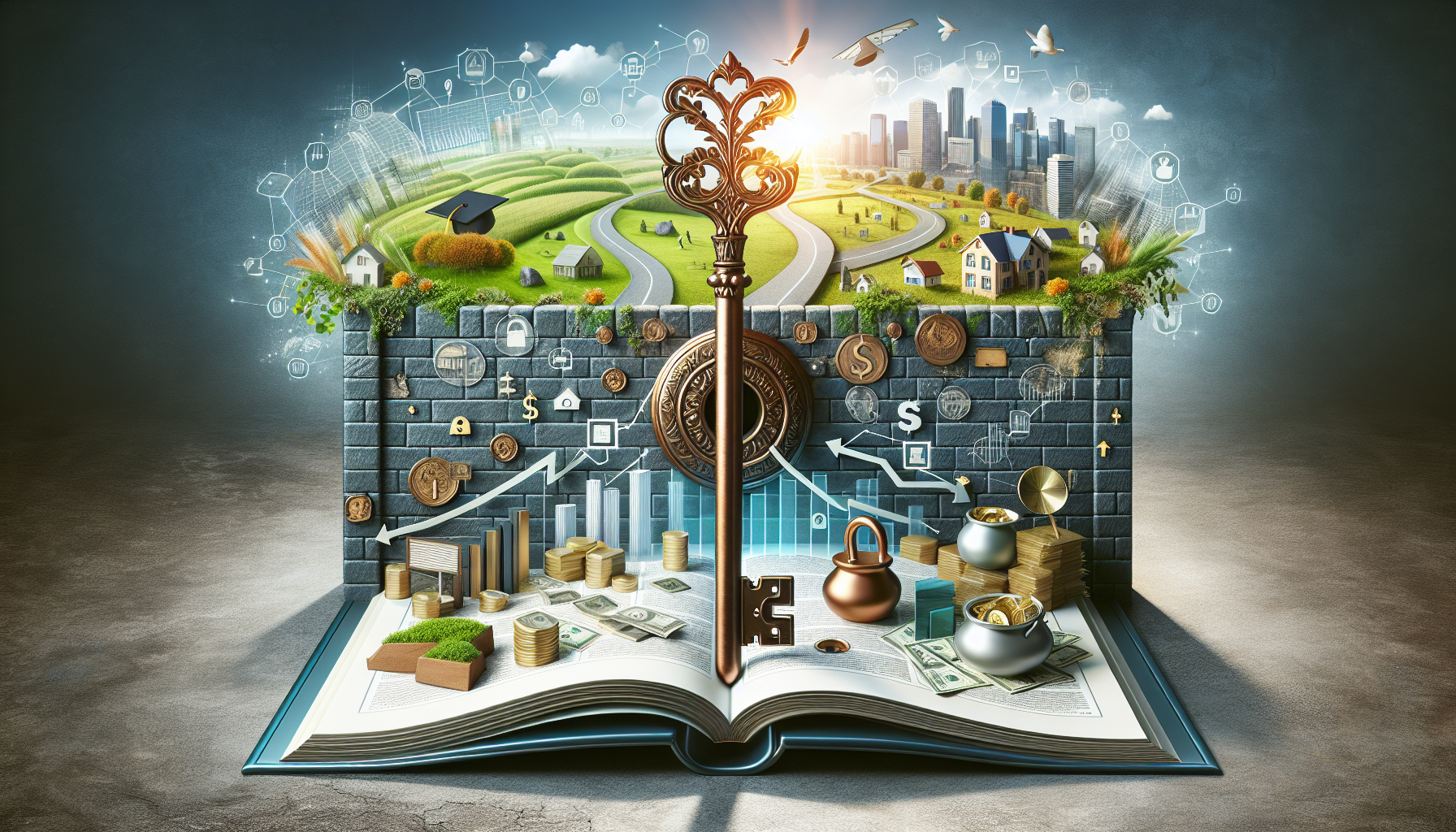 AI-generated image to illustrate the content of Dollar Sense Future.