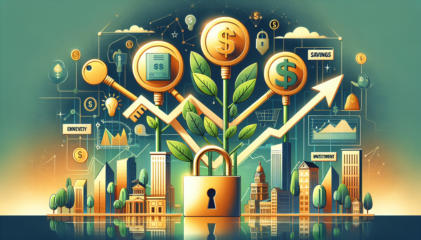 AI-generated image to illustrate the content of Dollar Sense Future.