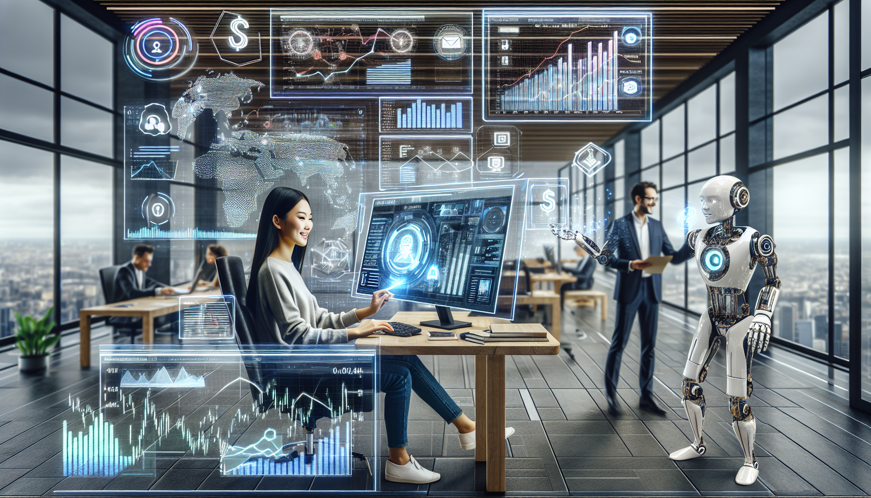 AI-generated image to illustrate the content of Dollar Sense Future.