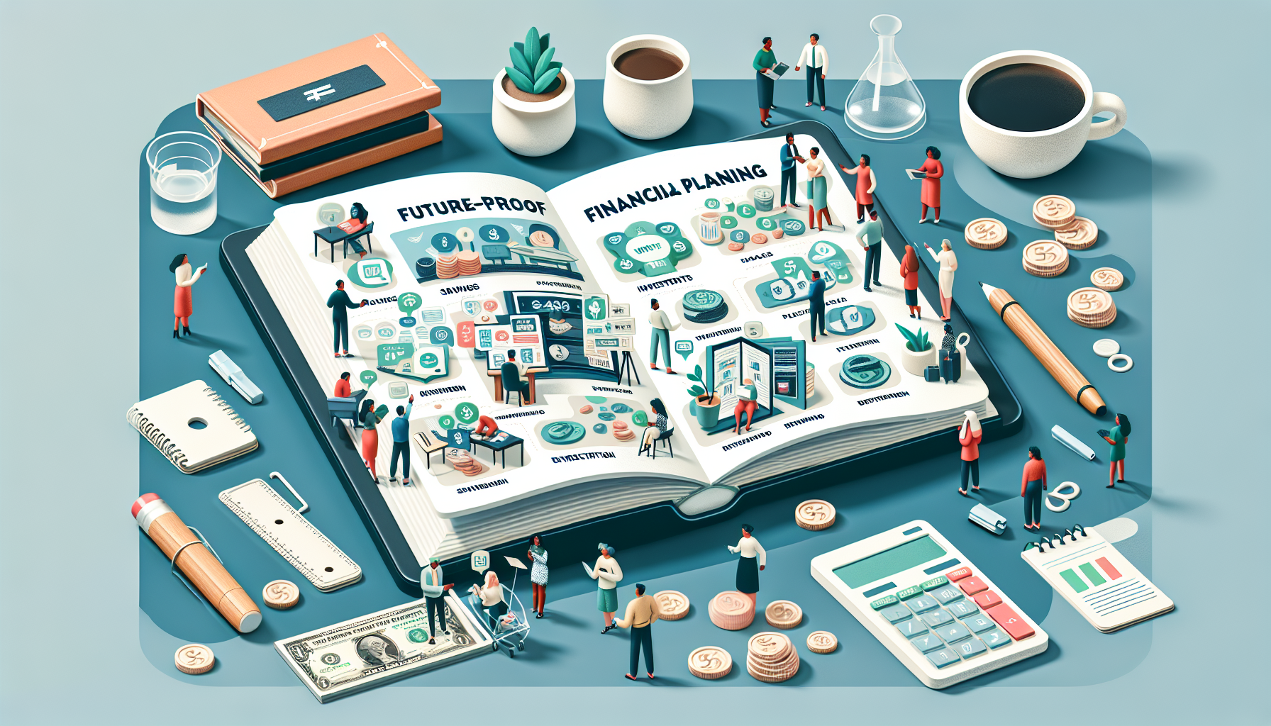 AI-generated image to illustrate the content of Dollar Sense Future.