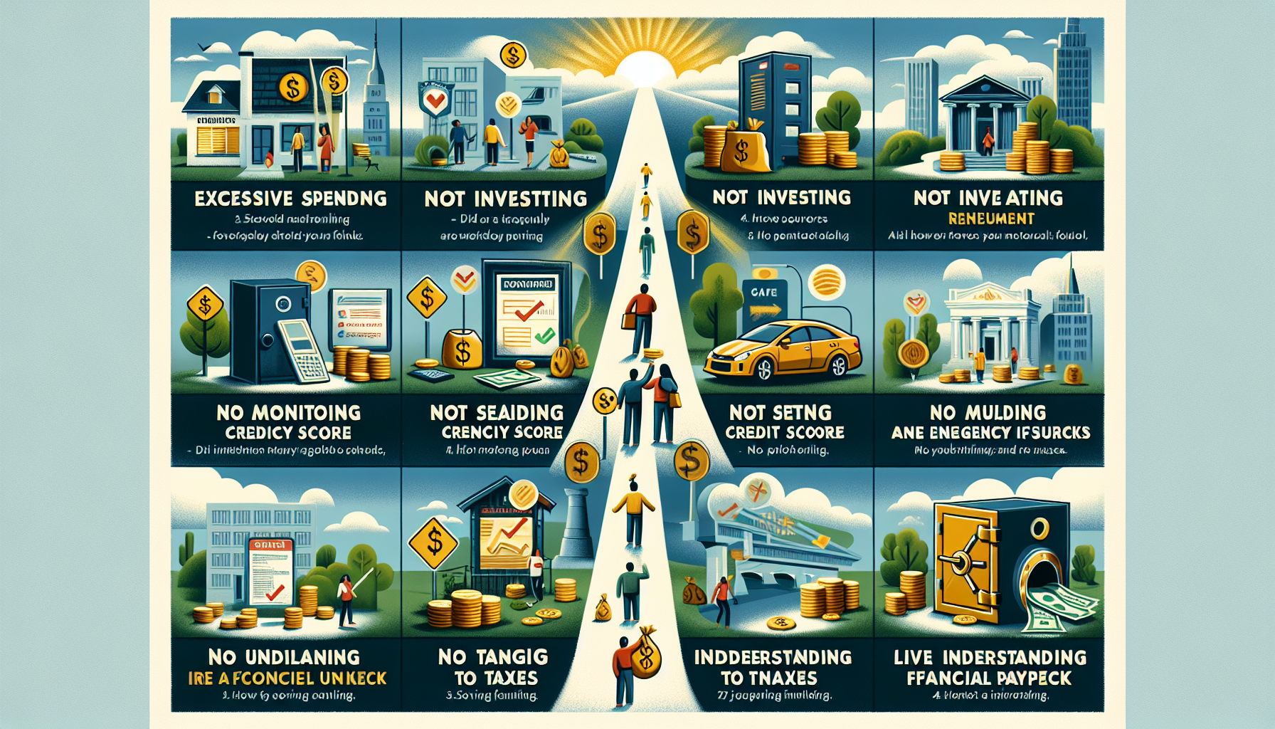 AI-generated image to illustrate the content of Dollar Sense Future.