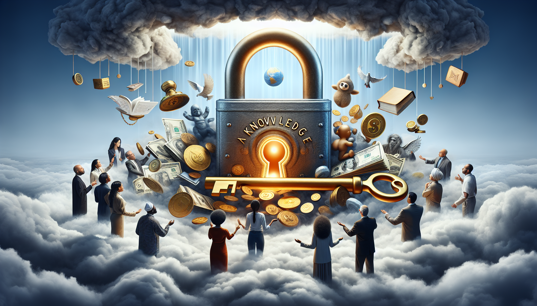 AI-generated image to illustrate the content of Dollar Sense Future.