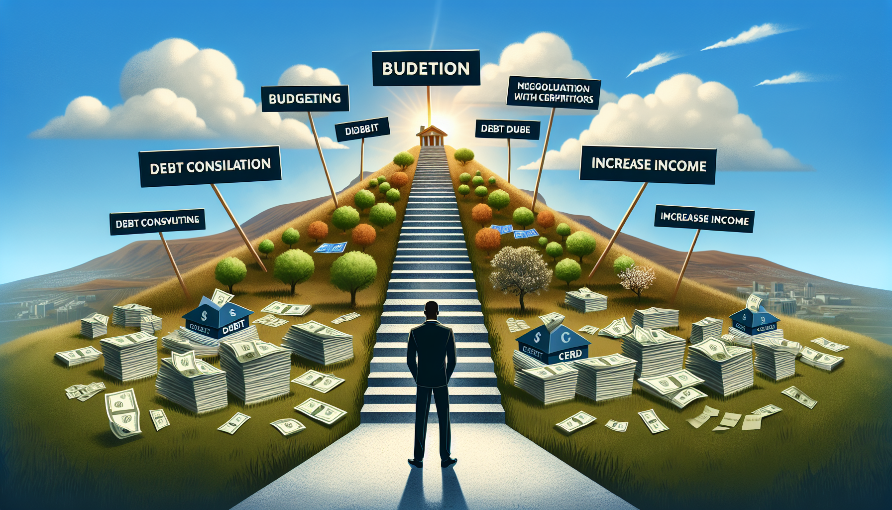 AI-generated image to illustrate the content of Dollar Sense Future.