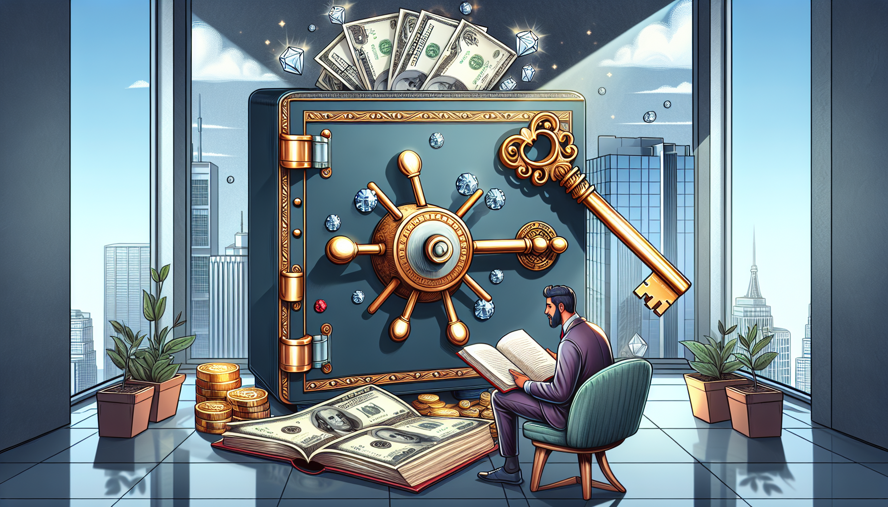 AI-generated image to illustrate the content of Dollar Sense Future.