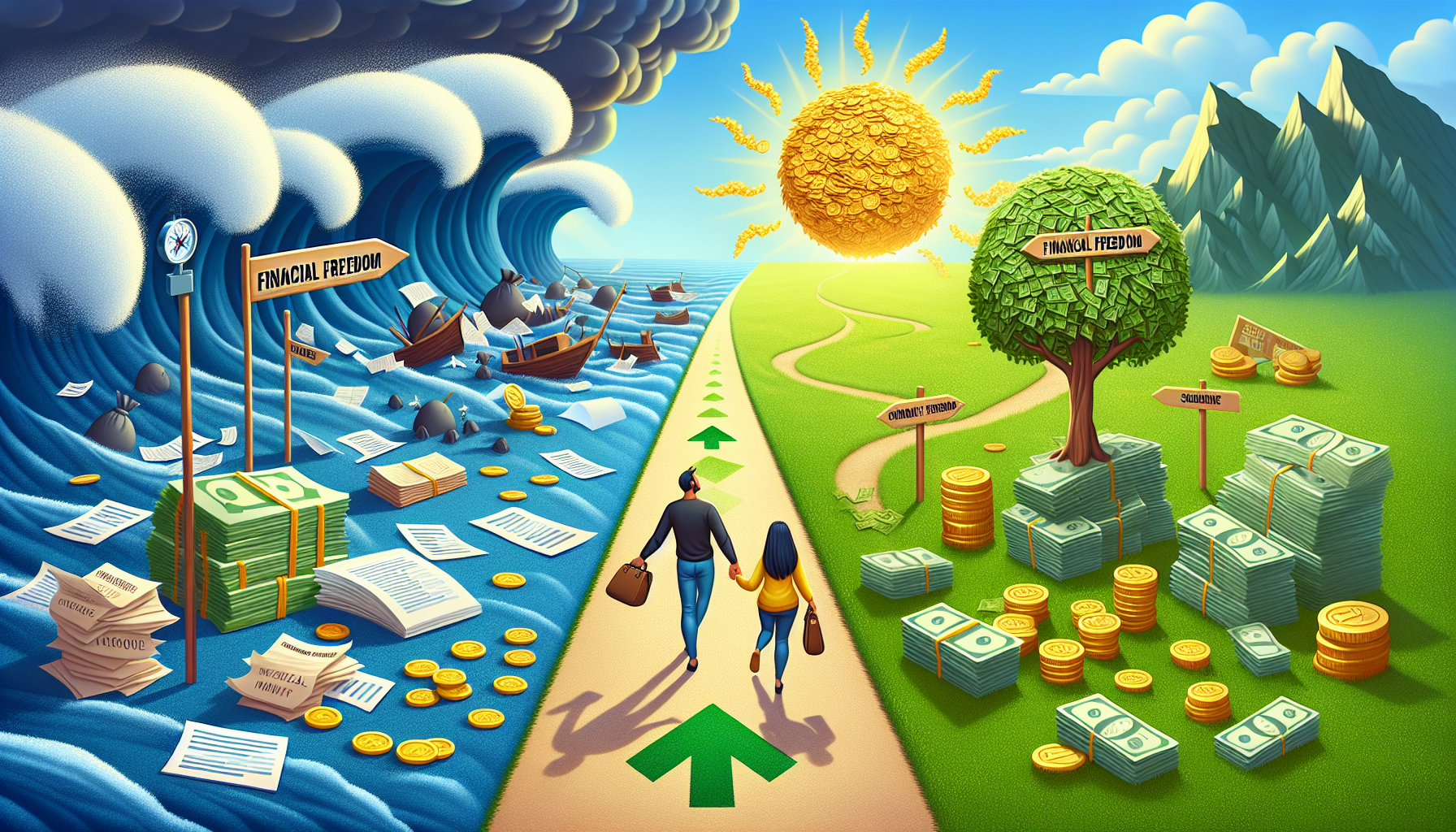 AI-generated image to illustrate the content of Dollar Sense Future.