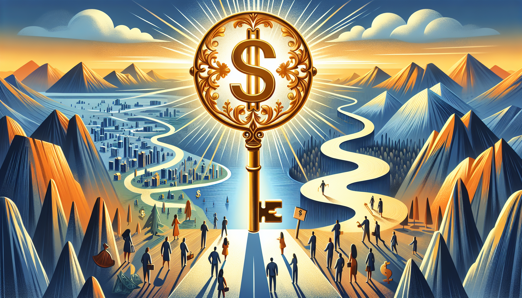 AI-generated image to illustrate the content of Dollar Sense Future.