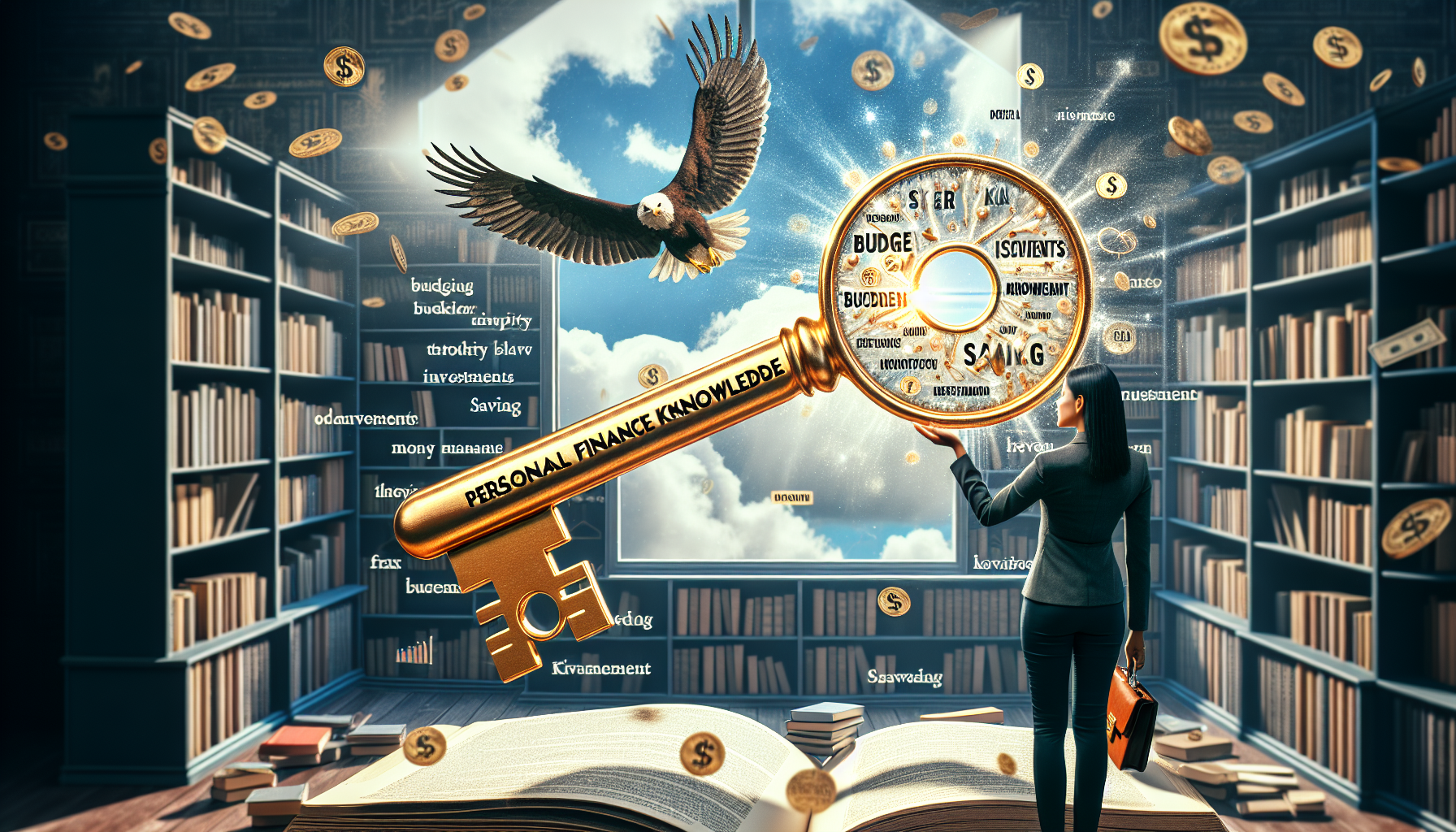 AI-generated image to illustrate the content of Dollar Sense Future.