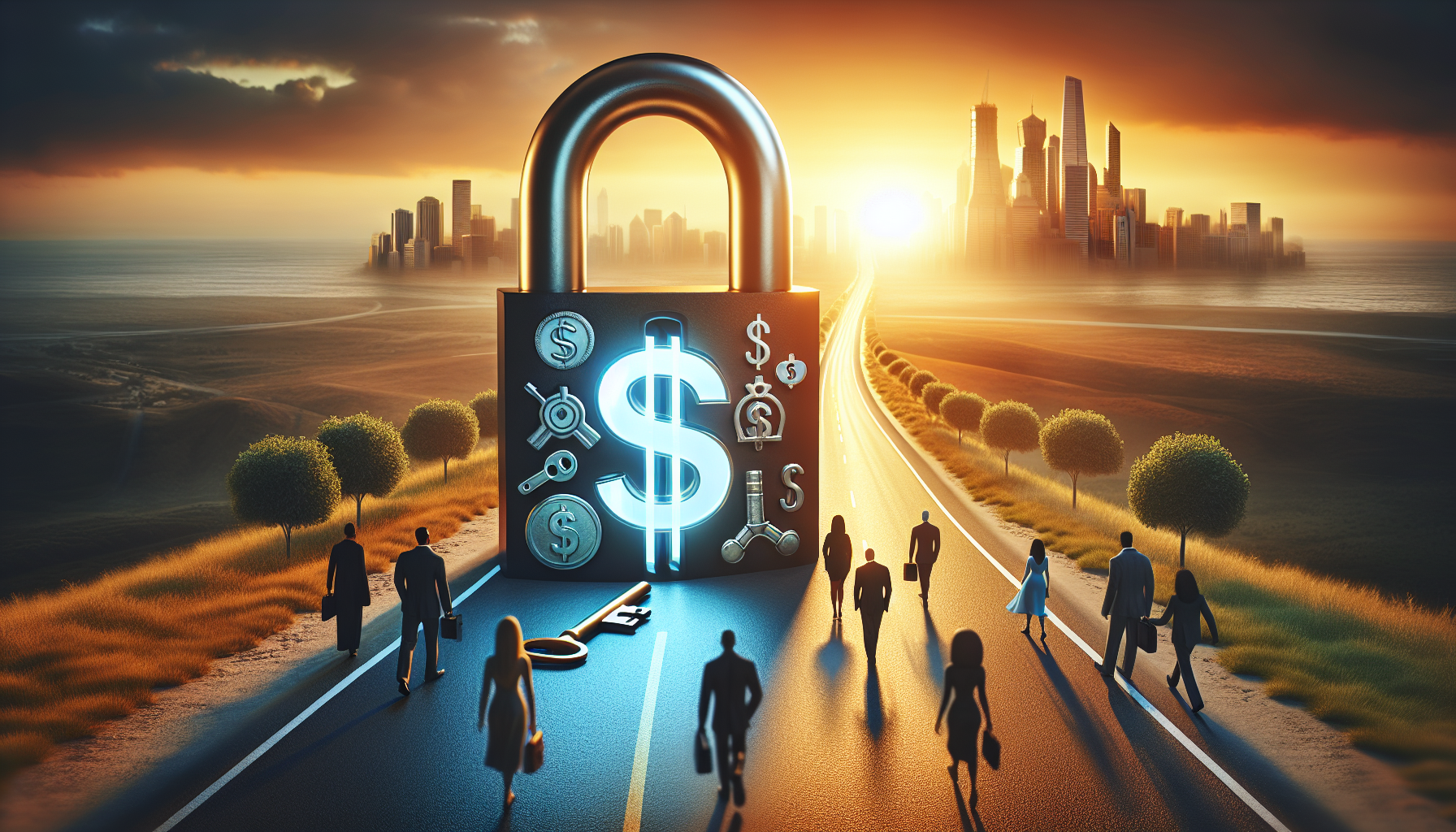 AI-generated image to illustrate the content of Dollar Sense Future.