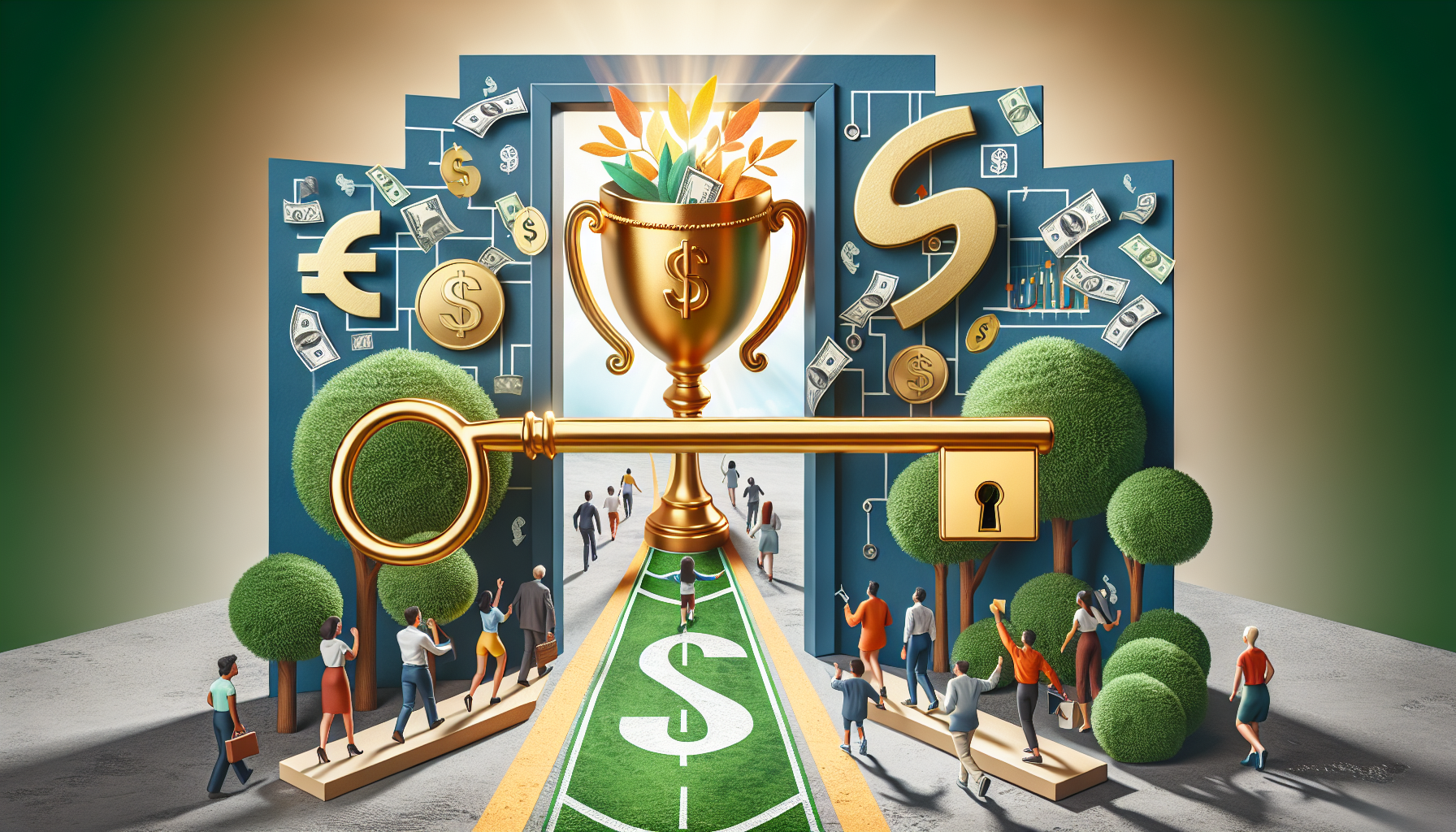 AI-generated image to illustrate the content of Dollar Sense Future.