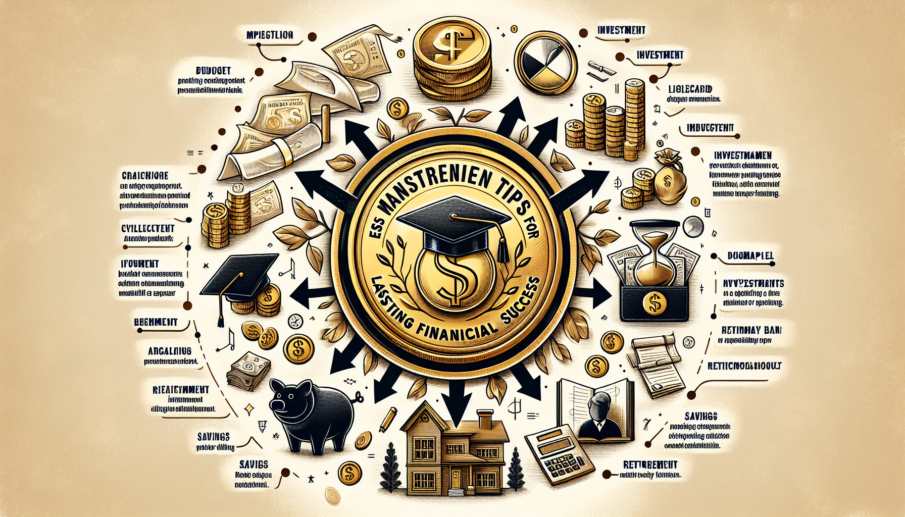 AI-generated image to illustrate the content of Dollar Sense Future.