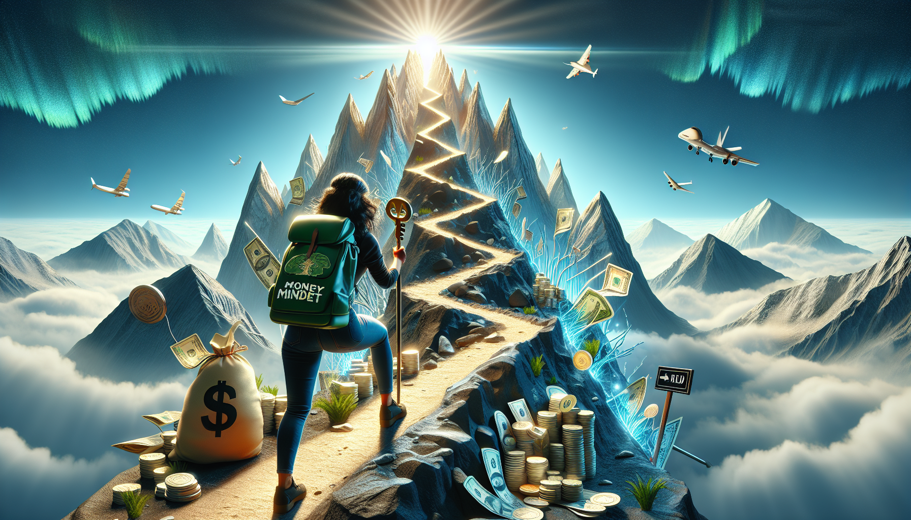 AI-generated image to illustrate the content of Dollar Sense Future.