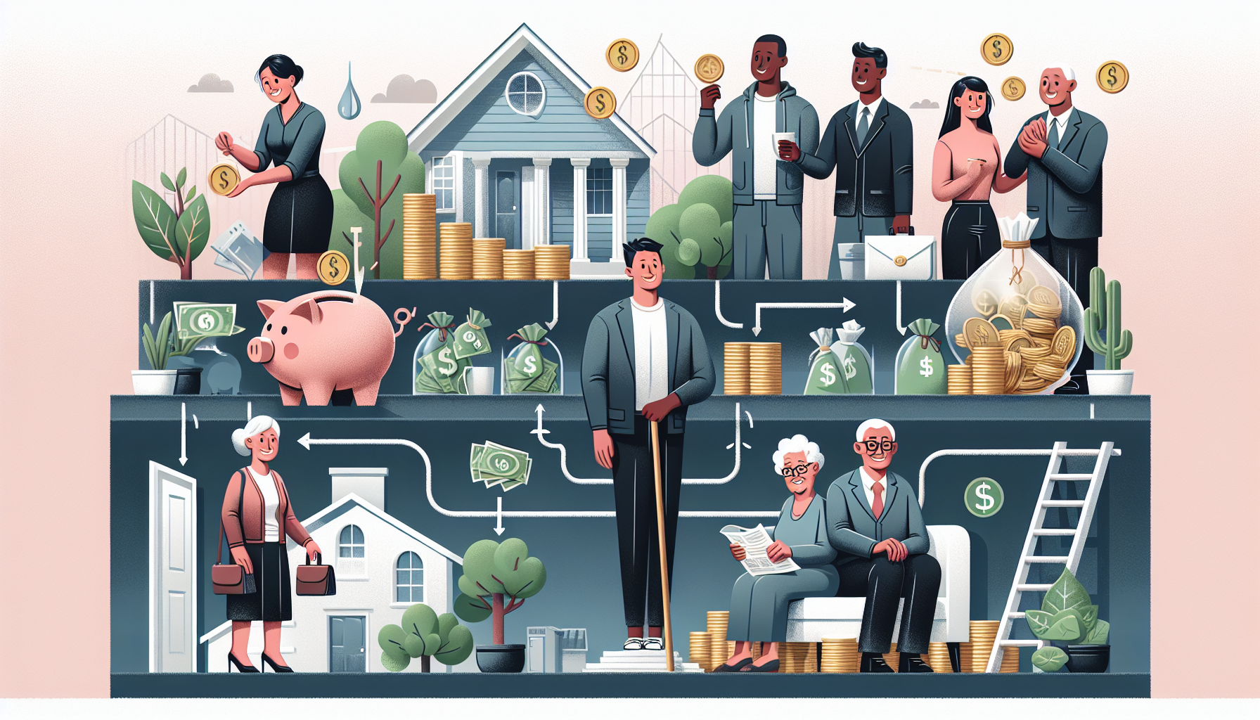 AI-generated image to illustrate the content of Dollar Sense Future.