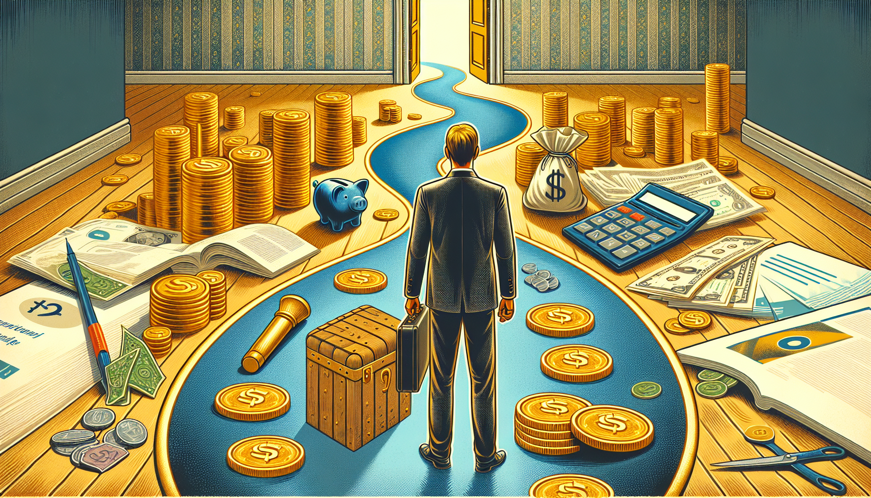 AI-generated image to illustrate the content of Dollar Sense Future.