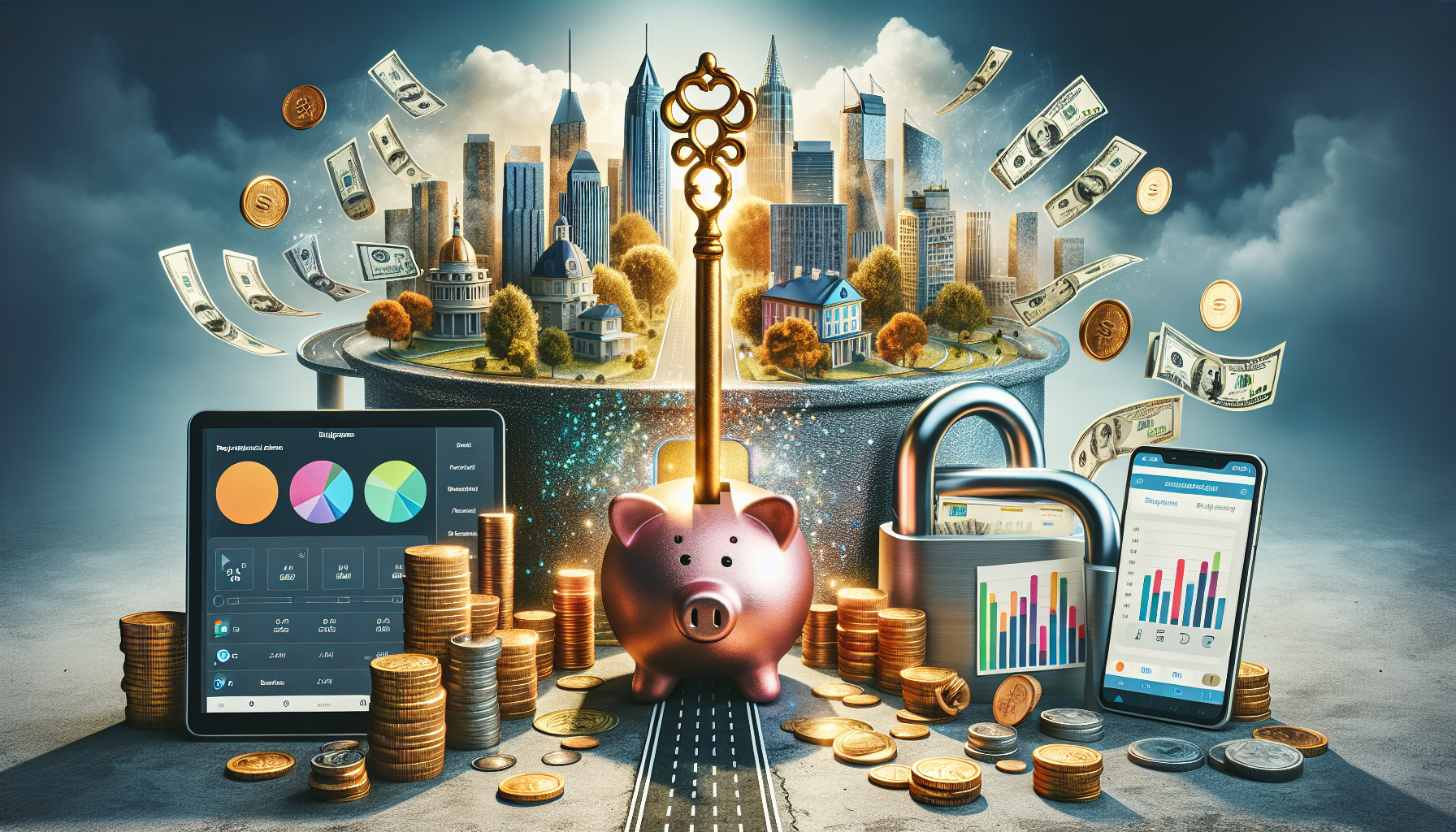 AI-generated image to illustrate the content of Dollar Sense Future.