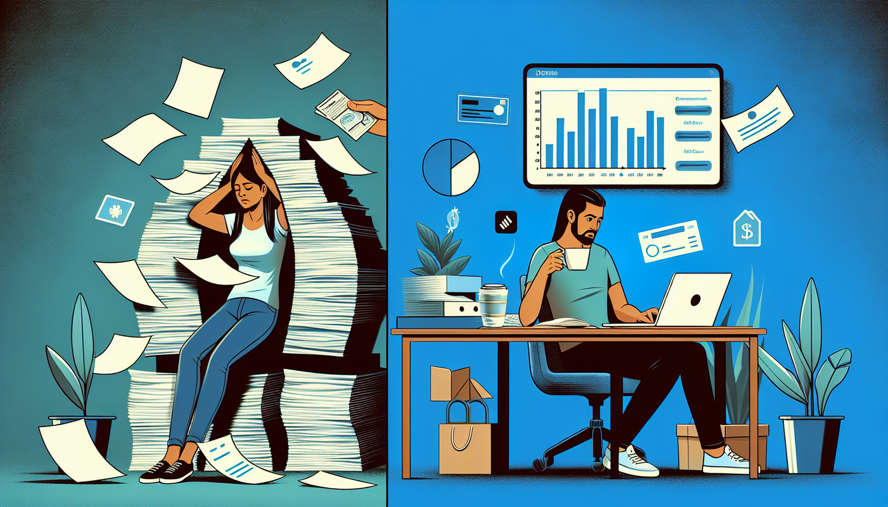 AI-generated image to illustrate the content of Dollar Sense Future.