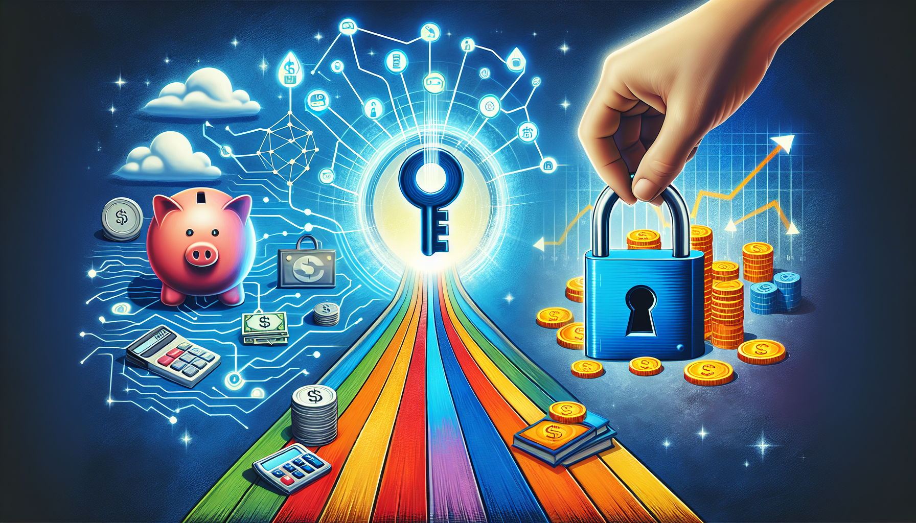 AI-generated image to illustrate the content of Dollar Sense Future.