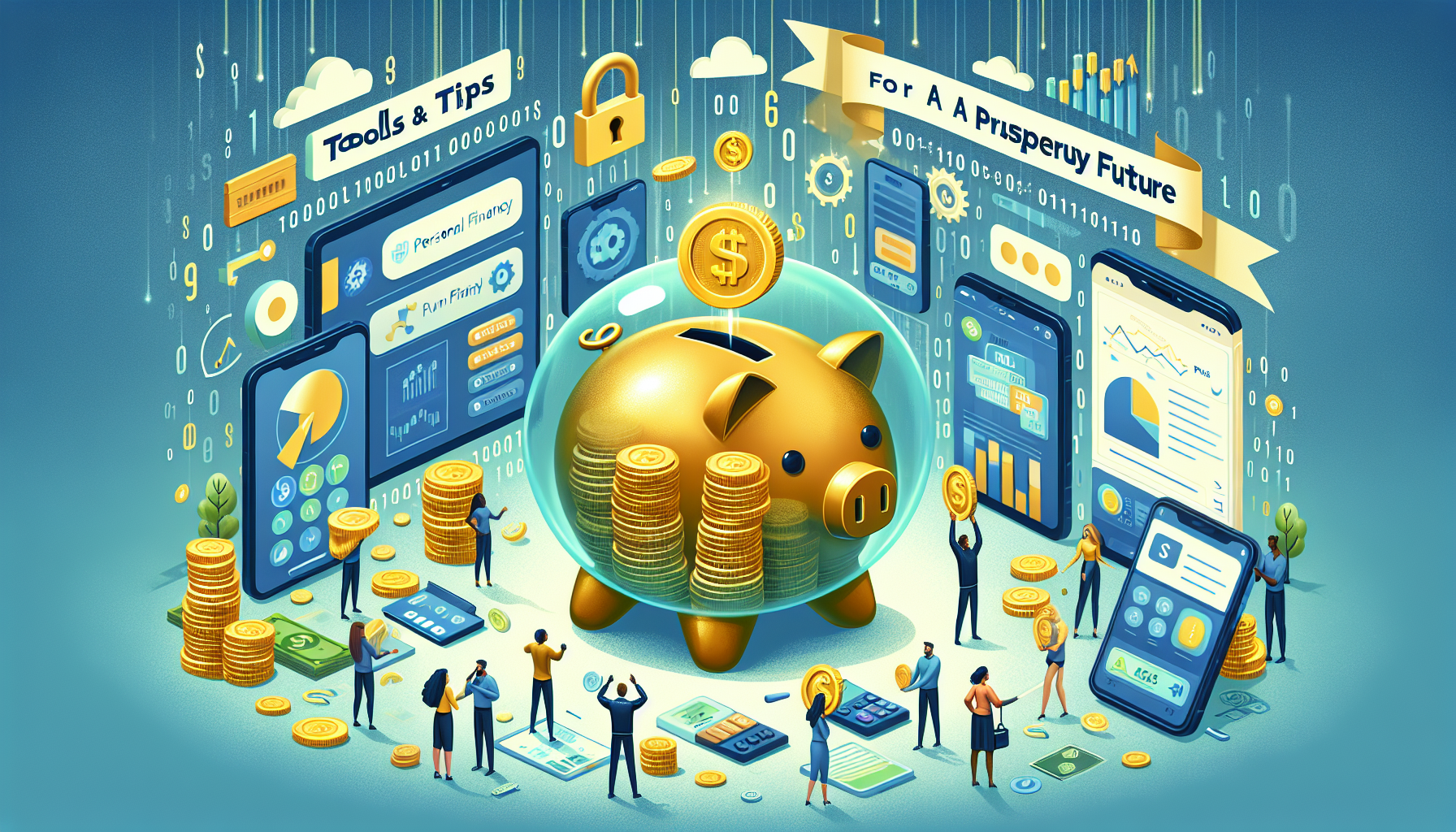 AI-generated image to illustrate the content of Dollar Sense Future.