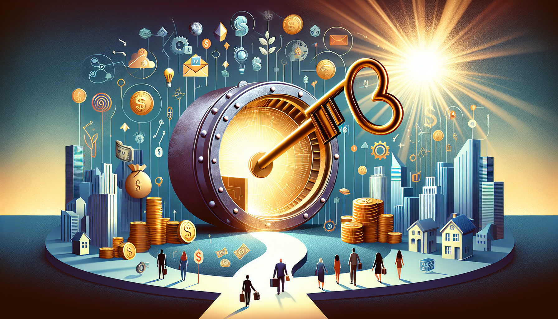 AI-generated image to illustrate the content of Dollar Sense Future.