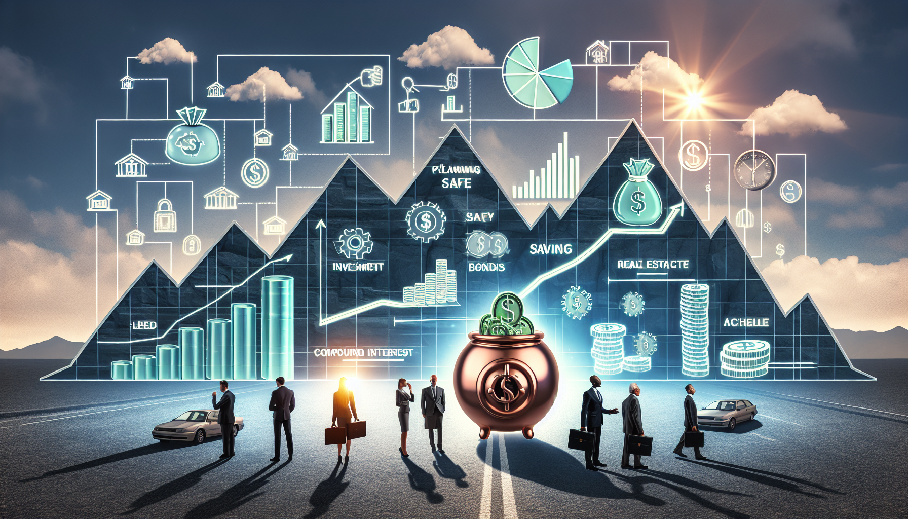 AI-generated image to illustrate the content of Dollar Sense Future.