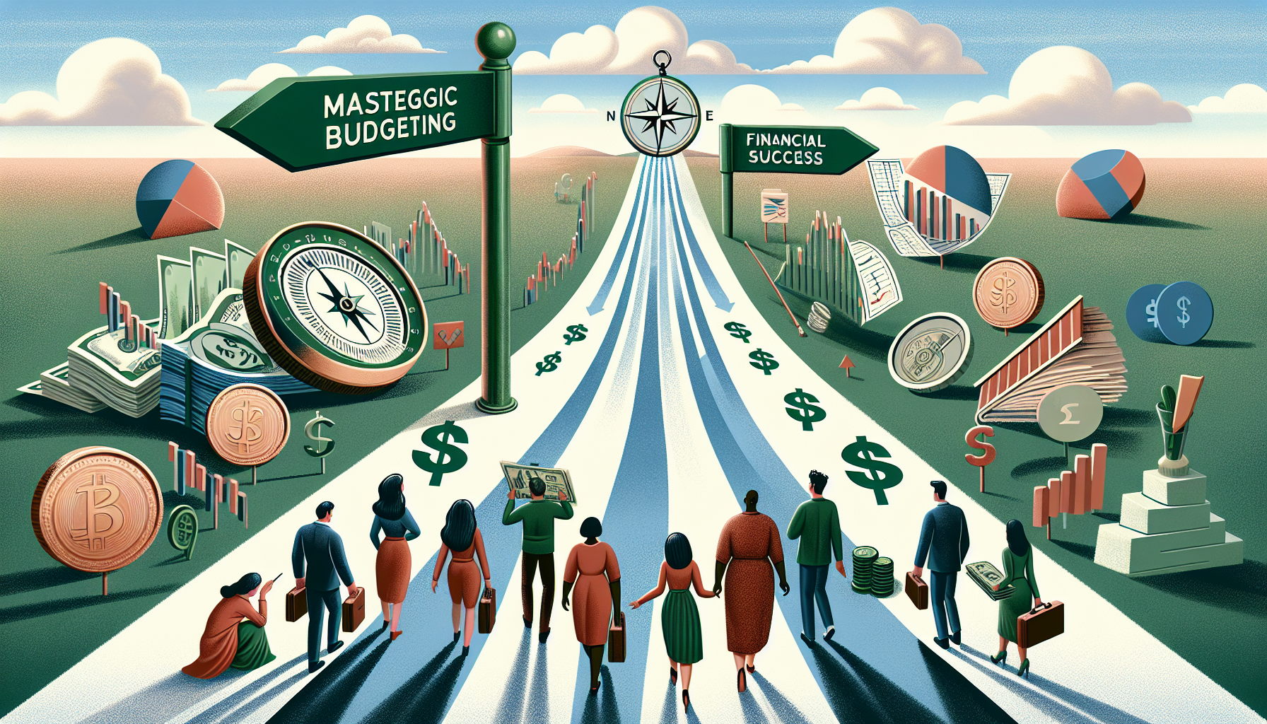 AI-generated image to illustrate the content of Dollar Sense Future.