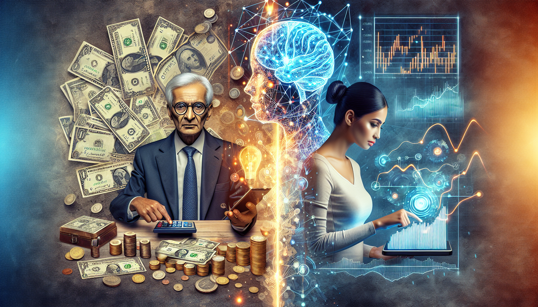 AI-generated image to illustrate the content of Dollar Sense Future.