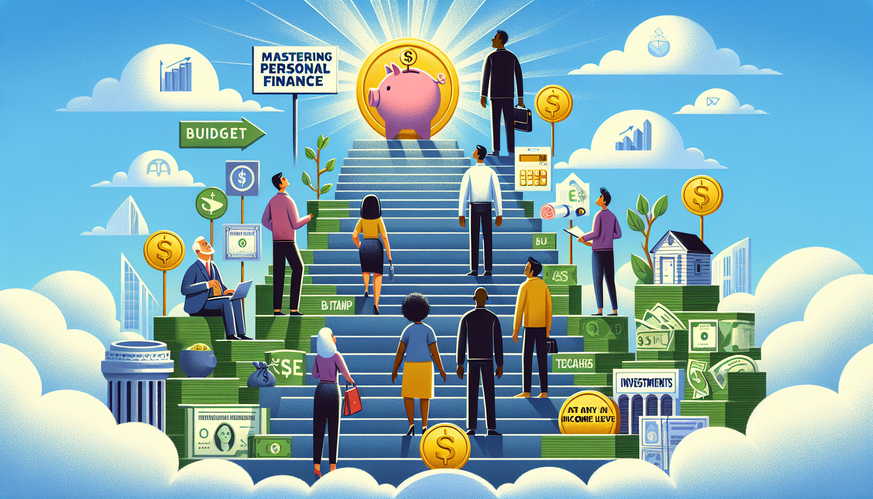 AI-generated image to illustrate the content of Dollar Sense Future.