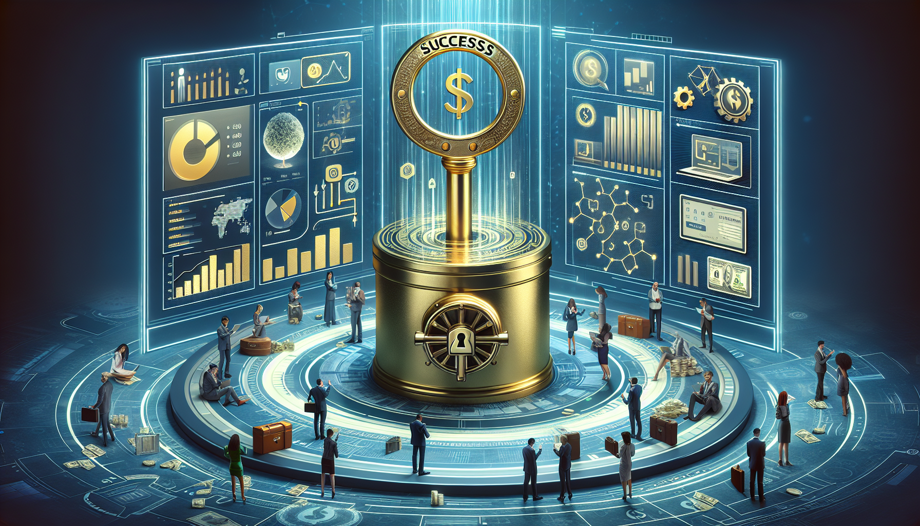 AI-generated image to illustrate the content of Dollar Sense Future.