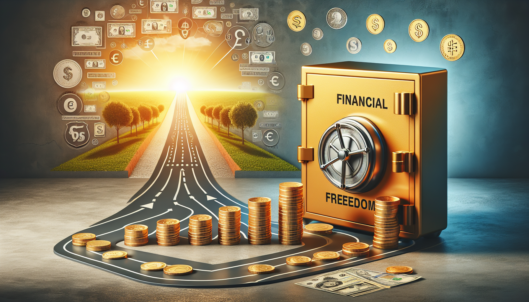 AI-generated image to illustrate the content of Dollar Sense Future.